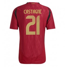 Belgien Timothy Castagne #21 Hemmakläder EM 2024 Kortärmad